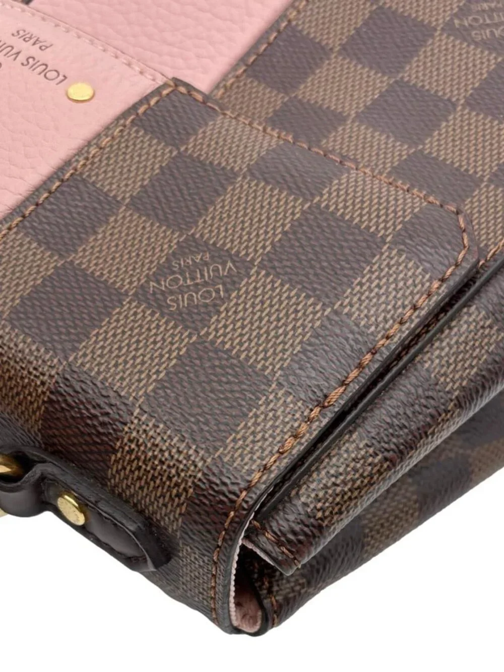 Louis Vuitton  Bond Street BB Damier Ebene Crossbody Bag Magnolia